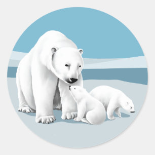 Aufkleber für Polarbären