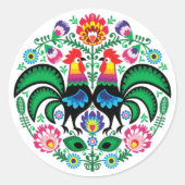 Aufkleber für polnische Folklorekunst (Vorderseite)