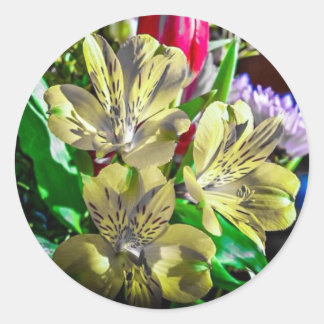 Aufkleber für Pop-Blume