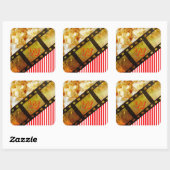 Aufkleber für Popcorn- und Filmrollen (Blatt)