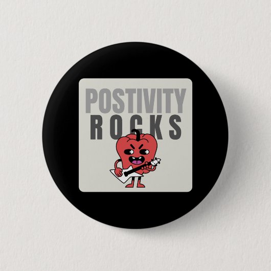 Aufkleber für Positivrocks Button (Vorderseite)