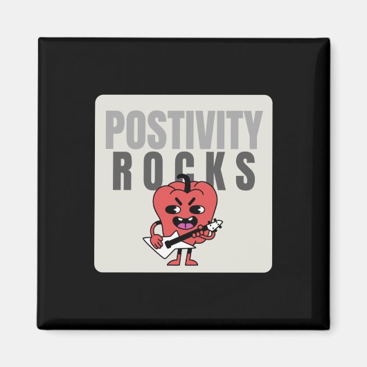 Aufkleber für Positivrocks Magnet (Vorne)