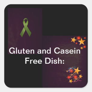 Aufkleber für Potlucks (Warnhinweise für Lebensmit