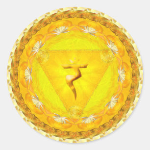 Aufkleber für Power, Feuer, Kraft, Sonnenakra