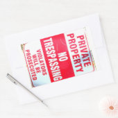 Aufkleber für Privateigentum (Umschlag)