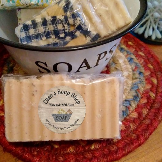 Aufkleber für Produkte im Länderstil