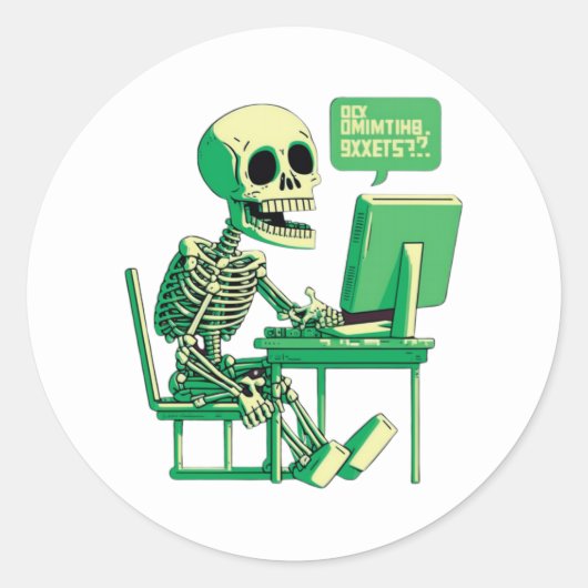 Aufkleber für Programmierer und Entwickler (Vorderseite)