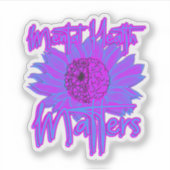 Aufkleber für psychische Gesundheit (Vorderseite)