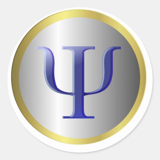 Aufkleber für Psychologie (Vorderseite)