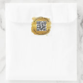 Aufkleber für QR-Code-Vorlagenquadrat (Tasche)