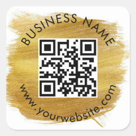 Aufkleber für QR-Code-Vorlagenquadrat