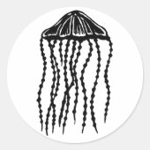 Aufkleber für Quallen (Vorderseite)