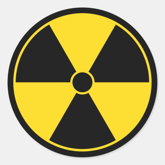 Aufkleber für Radialsymbol (Vorderseite)