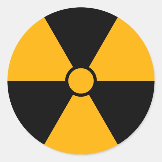 Aufkleber für Radialsymbol (Vorderseite)