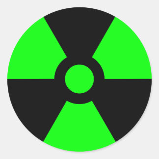 Aufkleber für Radialsymbol