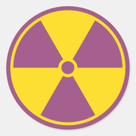 Aufkleber für Radialsymbol