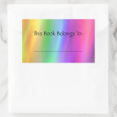Aufkleber für Rainbow-Buchzeichen (Tasche)