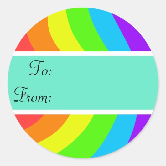 Aufkleber für Rainbow-Gift (Vorderseite)