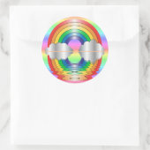 Aufkleber für Regenbogen und Wolken (Tasche)