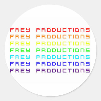 Aufkleber für Regenbogenbriefe von Frey Production