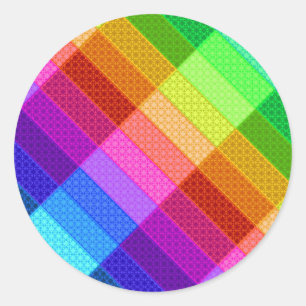 Aufkleber für Regenbogenpresse
