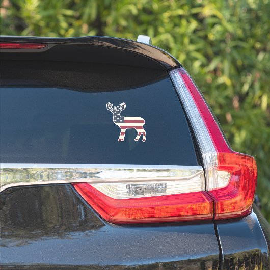 Aufkleber für Reh-Silhouette (Auto Seite)