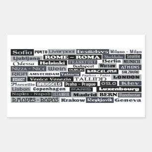 Aufkleber für Reisende