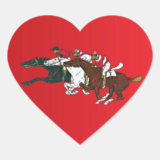 Aufkleber für Rennpferde (Vorderseite)