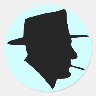 Aufkleber für Retro-Gangster