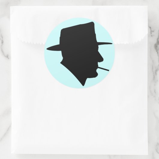 Aufkleber für Retro-Gangster (Tasche)