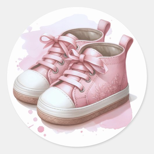 Aufkleber für rosa Trainer (Vorderseite)