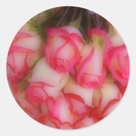 Aufkleber für Rosa Umschlag Aufkleber (Vorderseite)