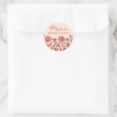 Aufkleber für Rosa und Braun (Tasche)