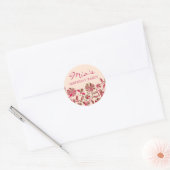 Aufkleber für Rosa und Braun (Umschlag)