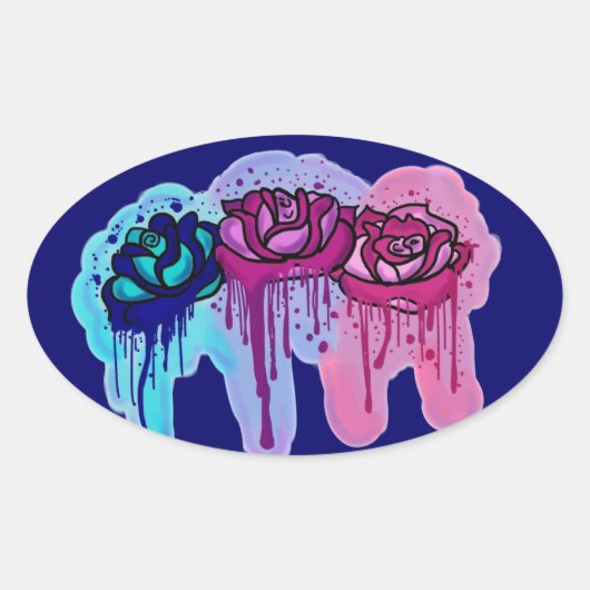 Aufkleber für Rose (Vorderseite)