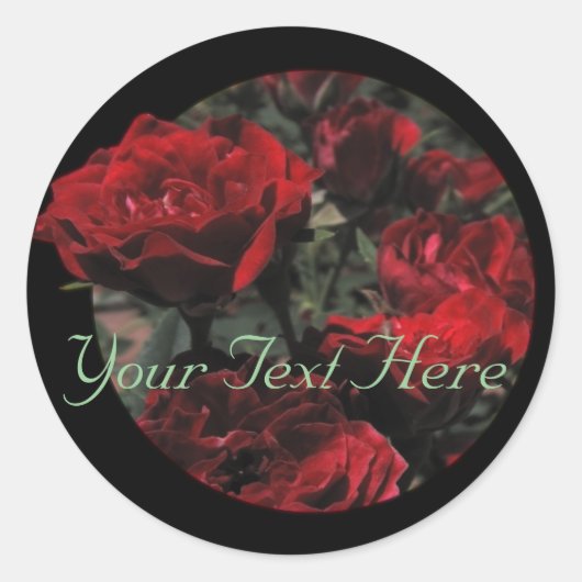 Aufkleber für Rose (Vorderseite)