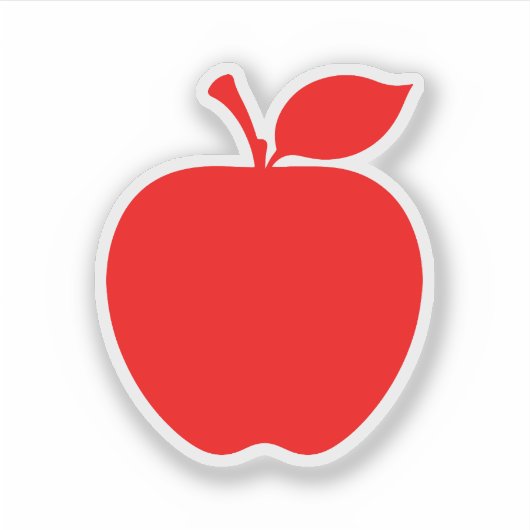 Aufkleber für Rotapfel (Vorderseite)