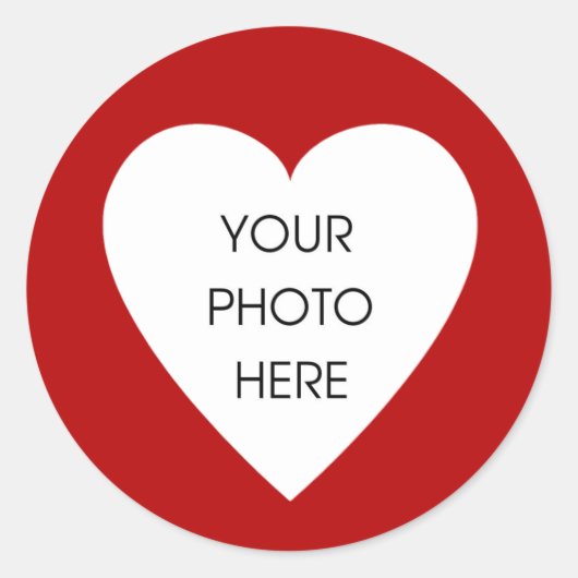 Aufkleber für rote Herzklappen (Vorderseite)