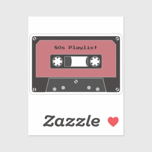 Aufkleber für Rote Kassetten (Blatt)