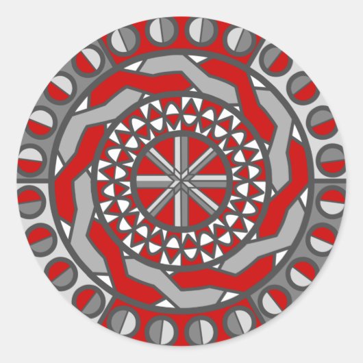 Aufkleber für Rote Maschinen (Vorderseite)