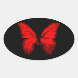 Aufkleber für Rote Schmetterlinge