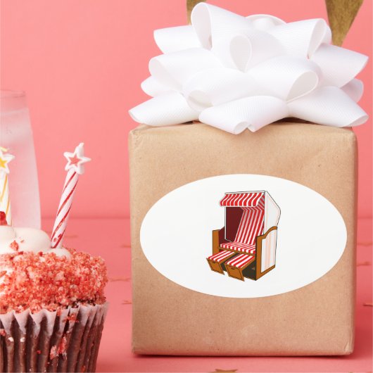 Aufkleber für rote und weiße Stühle (Party)