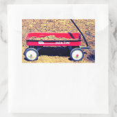 Aufkleber für rote Wagen (Tasche)