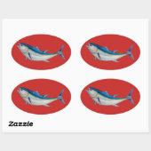 Aufkleber für Roten Thun (Blatt)