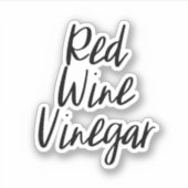 Aufkleber für Rotwein (Vorderseite)