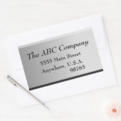 Aufkleber für Rücksendeadressen-Aufkleber aus Meta (Umschlag)