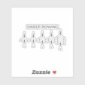 Aufkleber für Ruderboote (Blatt)