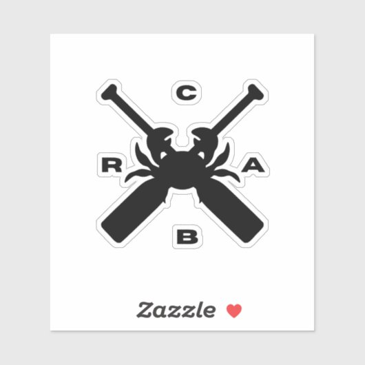 Aufkleber für Ruderkrebse (Blatt)