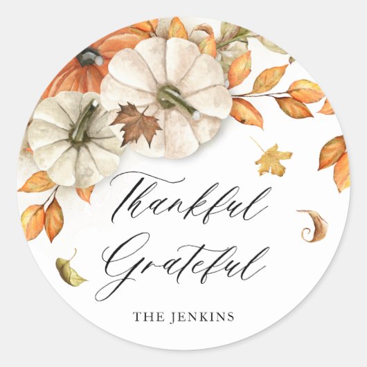 Aufkleber für rustikale Erntedank (Vorderseite)