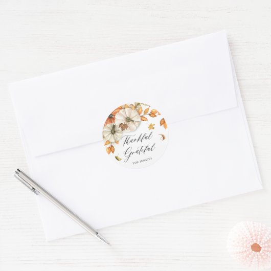 Aufkleber für rustikale Erntedank (Umschlag)